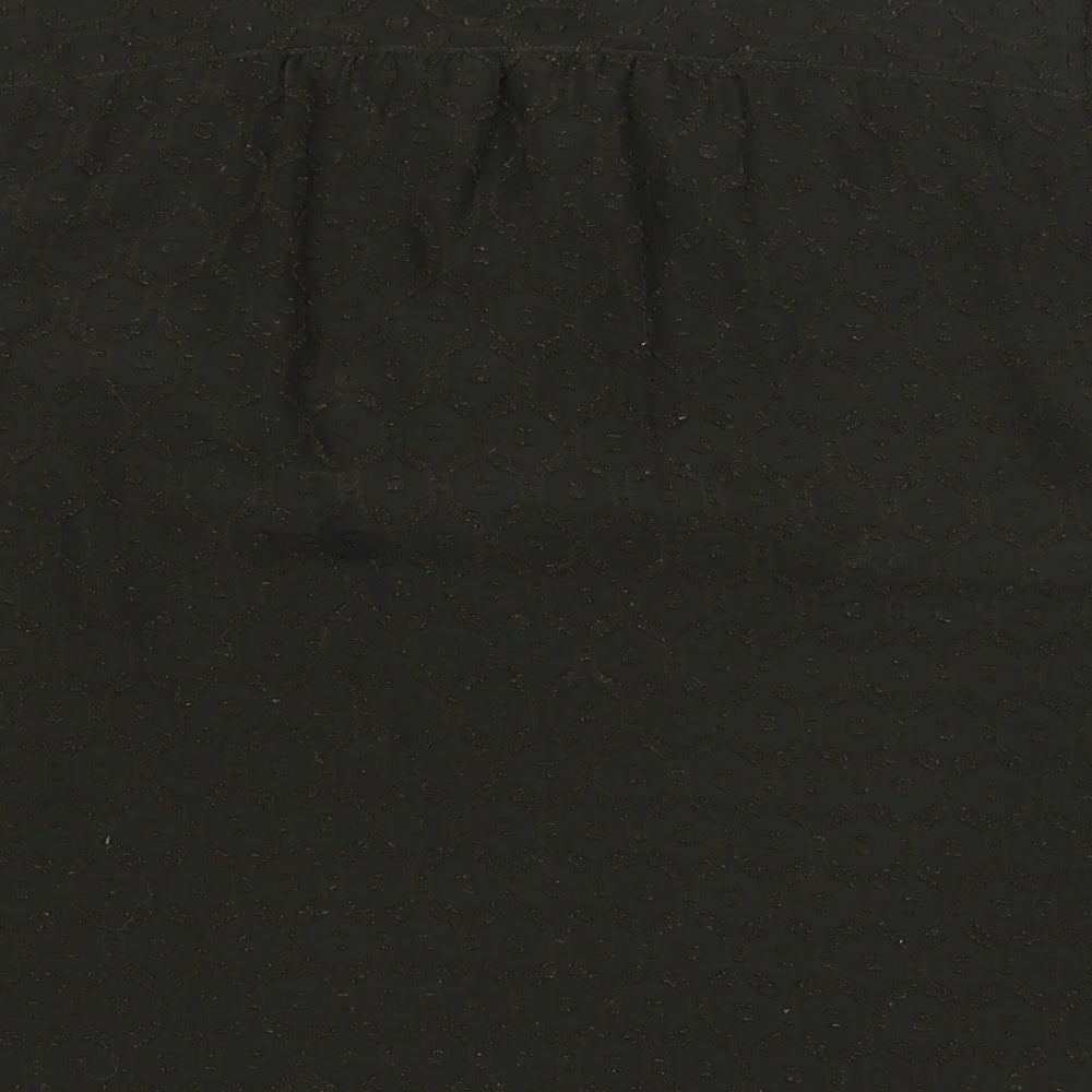 Womens UK Size XS LOFT Green Basic Blouse