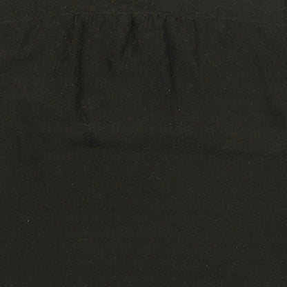 Womens UK Size XS LOFT Green Basic Blouse