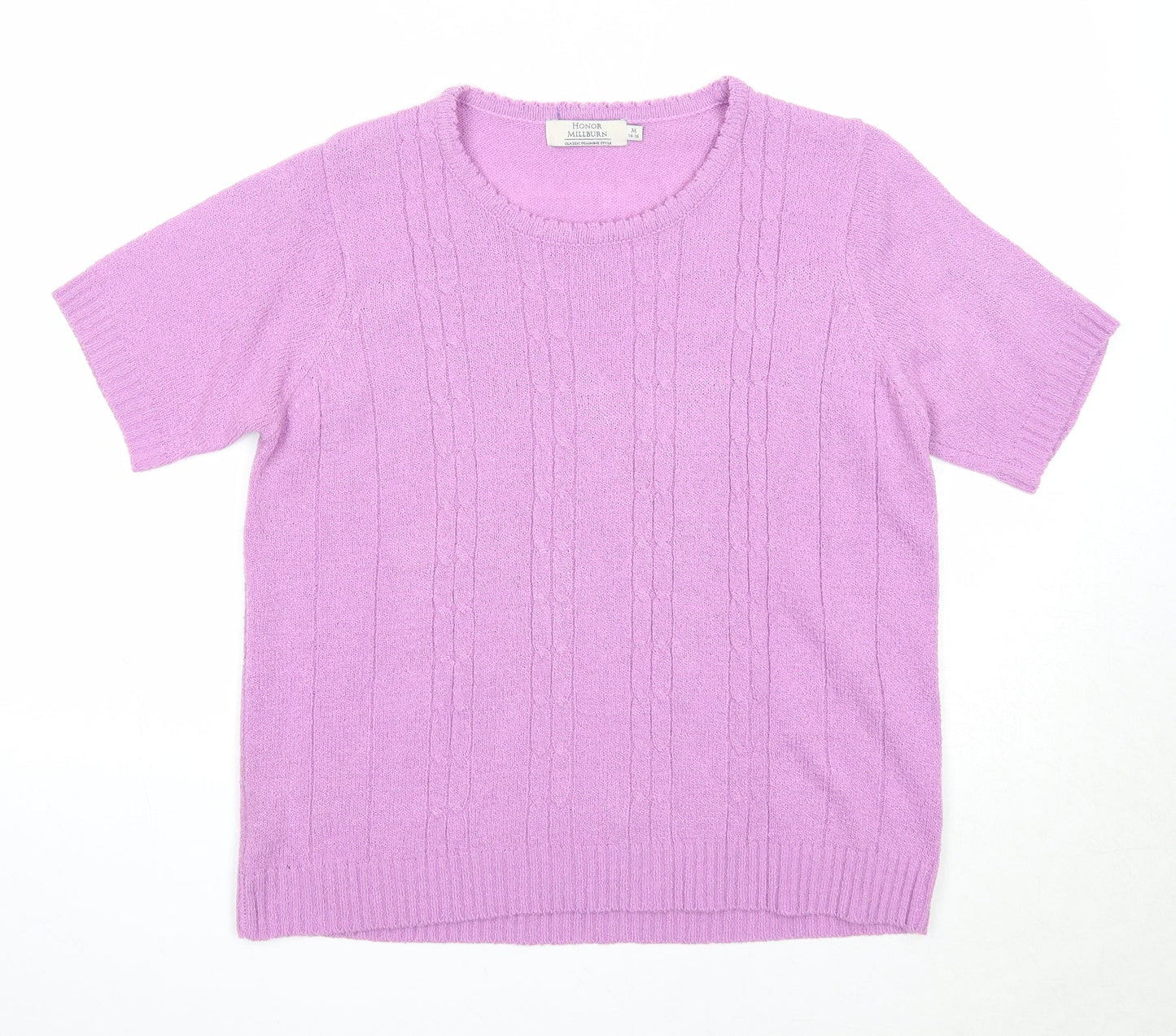 Womens UK Size 14 EWM Purple Pullover Jumper