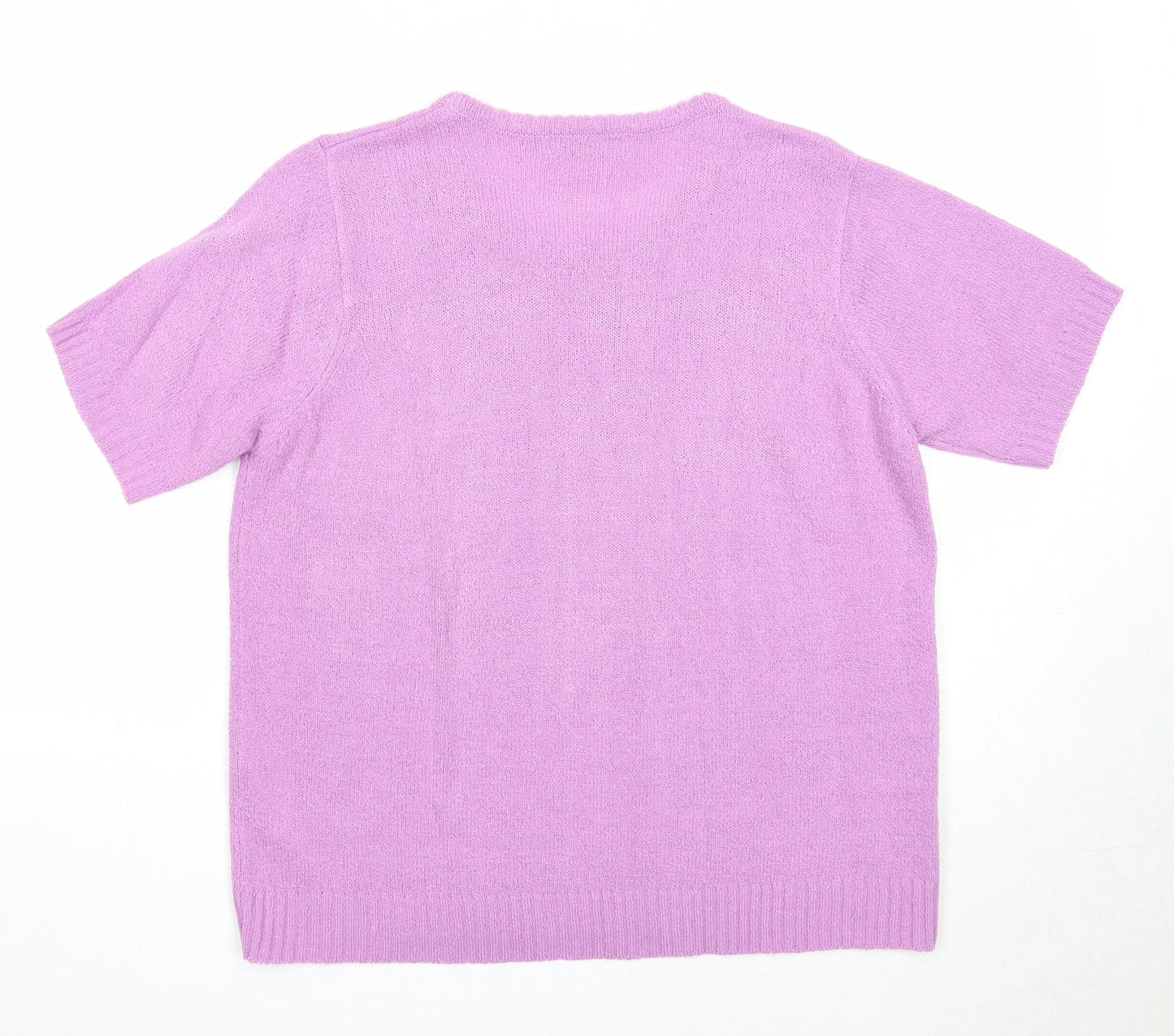 Womens UK Size 14 EWM Purple Pullover Jumper