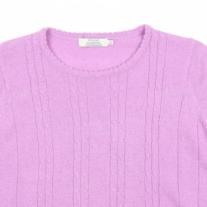 Womens UK Size 14 EWM Purple Pullover Jumper
