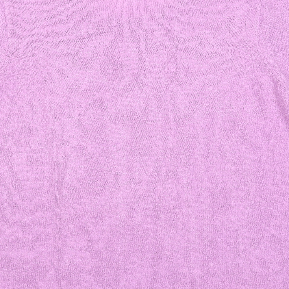 Womens UK Size 14 EWM Purple Pullover Jumper