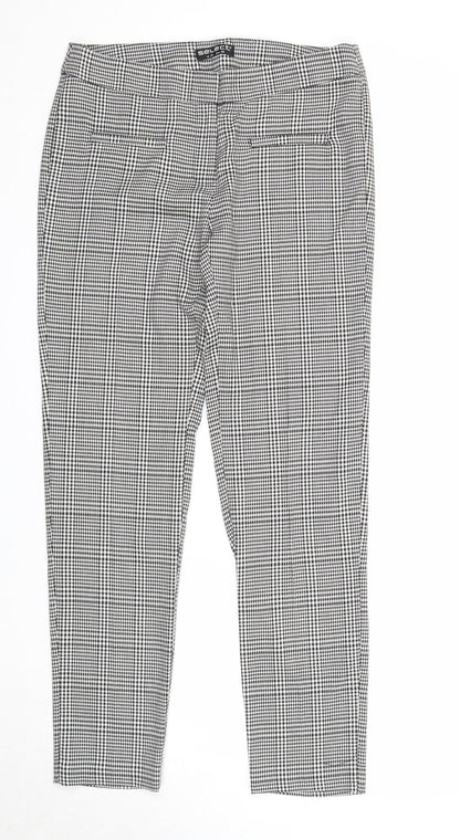 Womens UK Size 10 Select Regular Fit Capri Grey Trousers