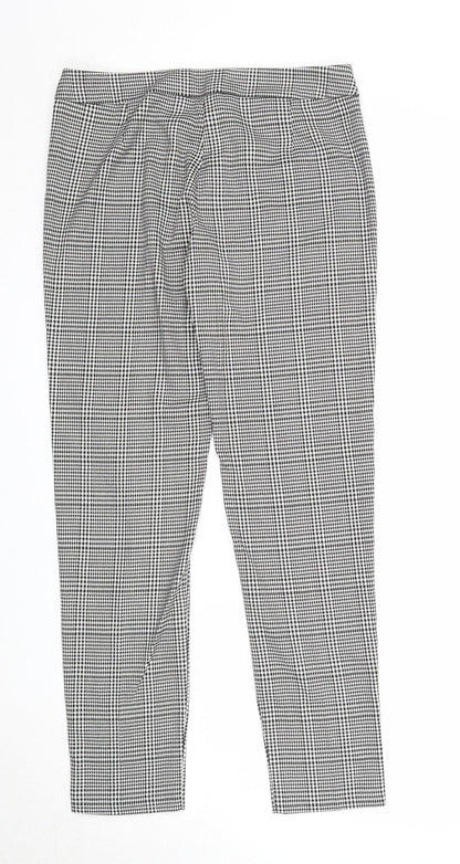 Womens UK Size 10 Select Regular Fit Capri Grey Trousers