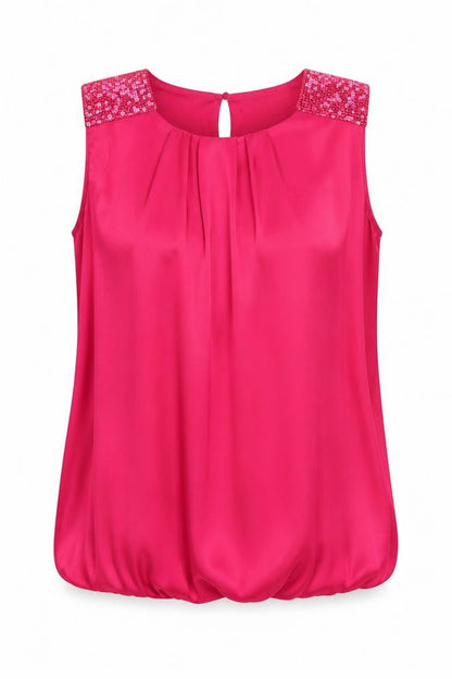 Womens UK Size S Wallis Pink Basic Blouse