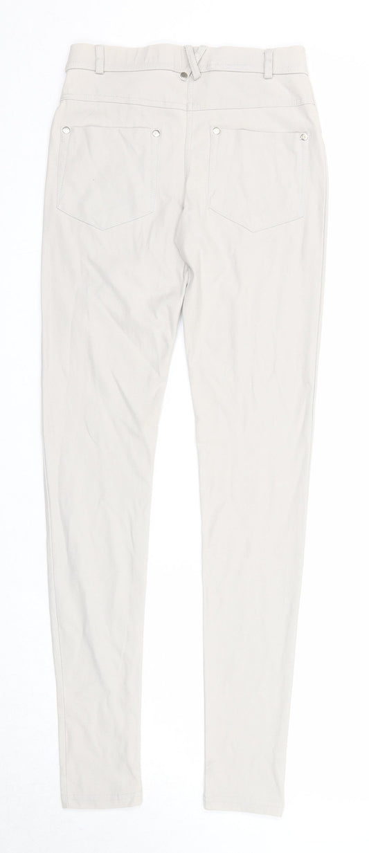 Select Womens Grey Cotton Jegging Jeans Size 10 Regular