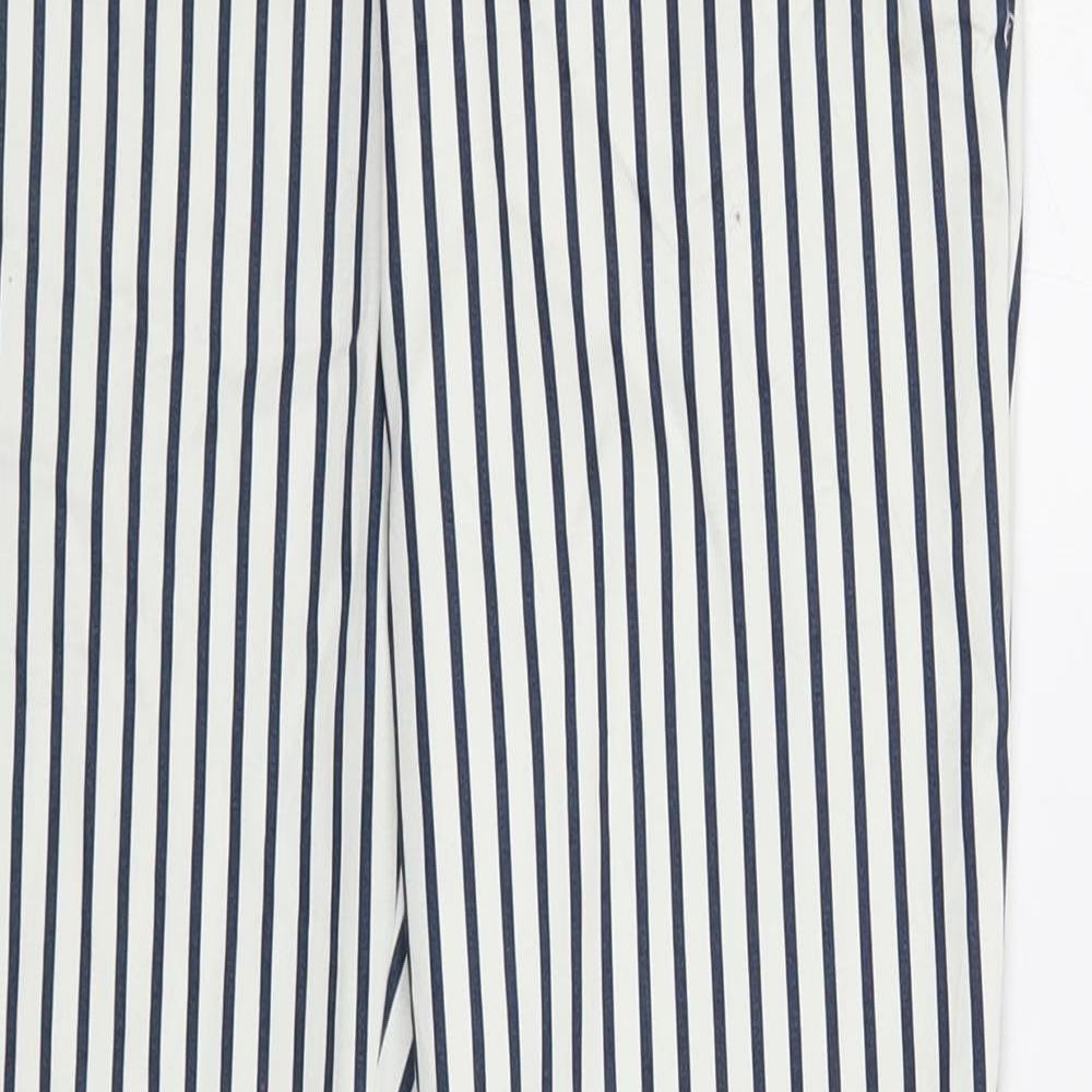 Womens UK Size 8 H&M Regular Fit  Blue Trousers