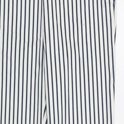 Womens UK Size 8 H&M Regular Fit  Blue Trousers