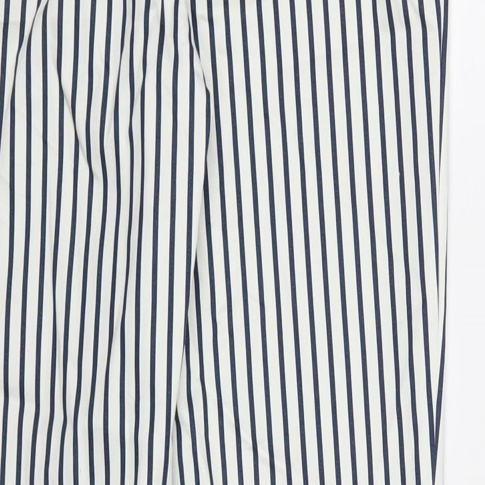 Womens UK Size 8 H&M Regular Fit  Blue Trousers