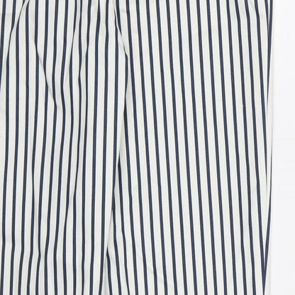 Womens UK Size 8 H&M Regular Fit  Blue Trousers