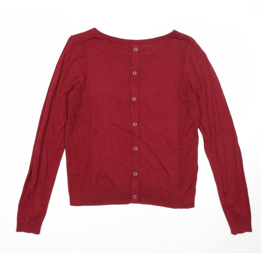 Womens UK Size 12 New Look Red Pullover Jumper