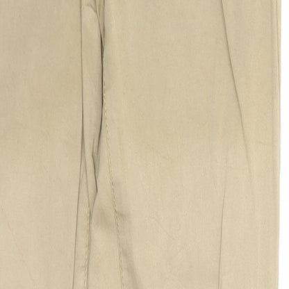 American Eagle Womens Beige Cotton Skinny Jeans Size XS Regular Zip