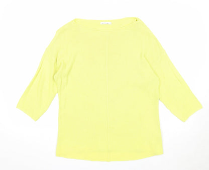 Womens UK Size S RESERVED Yellow Pullover Jumper
