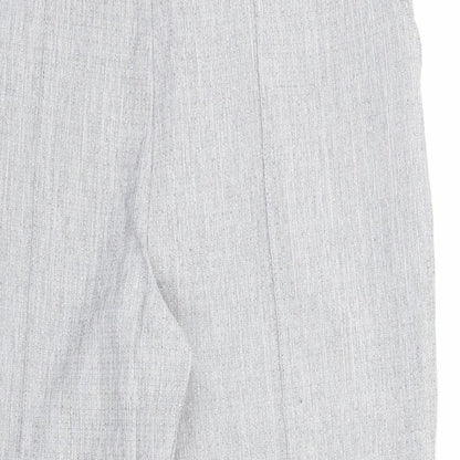 Womens UK Size 16 Marks and Spencer Regular Fit Cropped Grey Trousers