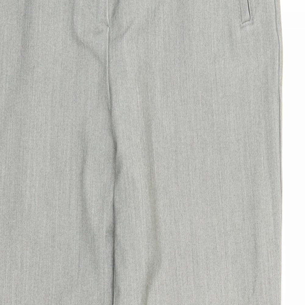 Womens UK Size 12 Marks and Spencer Regular Fit  Grey Trousers