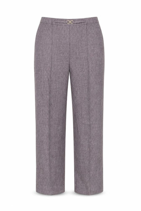 Womens UK Size 12 Damart Regular Fit  Purple Trousers