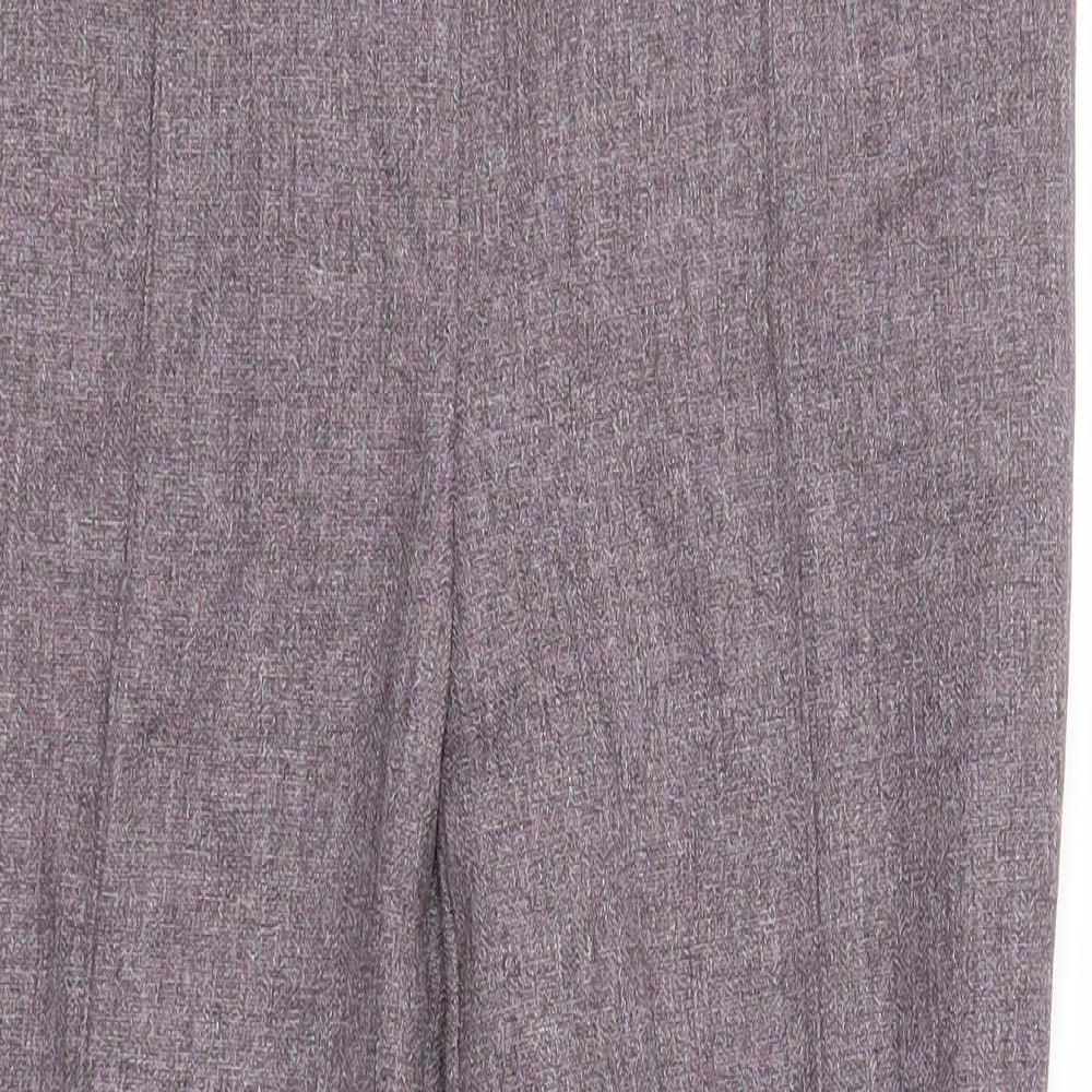 Womens UK Size 12 Damart Regular Fit  Purple Trousers