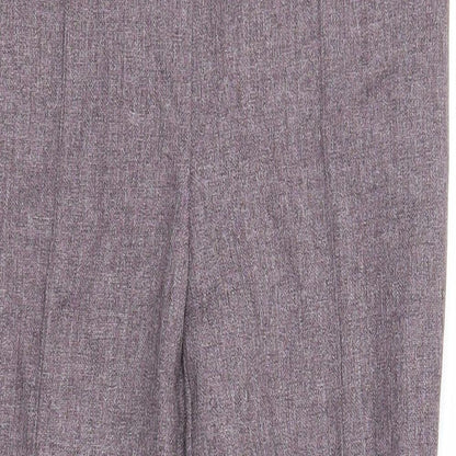 Womens UK Size 12 Damart Regular Fit  Purple Trousers