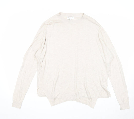 Womens UK Size 10 Warehouse Beige Pullover Jumper