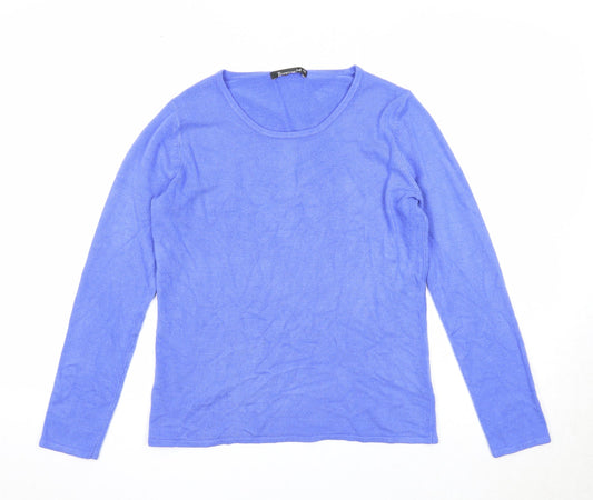 Womens UK Size XS Bonmarché Blue Pullover Jumper