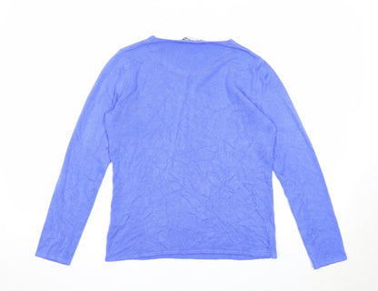 Womens UK Size XS Bonmarché Blue Pullover Jumper