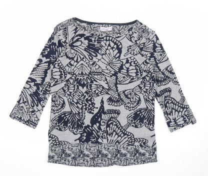 Womens UK Size 8 Marks and Spencer Blue Pullover Jumper