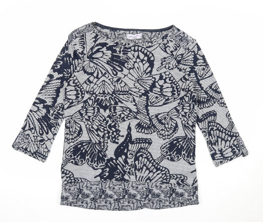 Womens UK Size 8 Marks and Spencer Blue Pullover Jumper