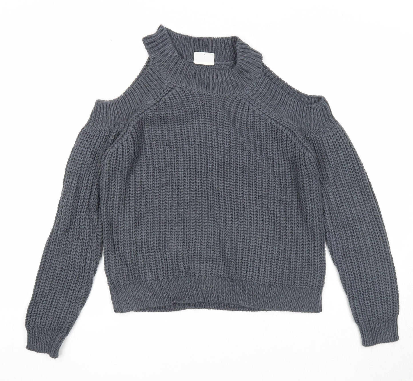 Womens UK Size S Noisy may Grey Pullover Jumper