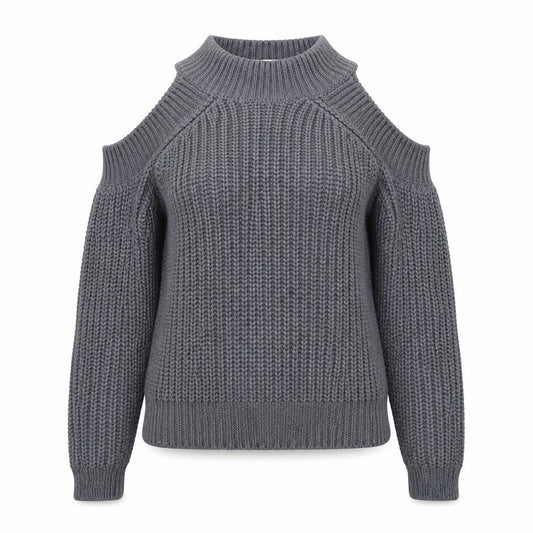 Womens UK Size S Noisy may Grey Pullover Jumper