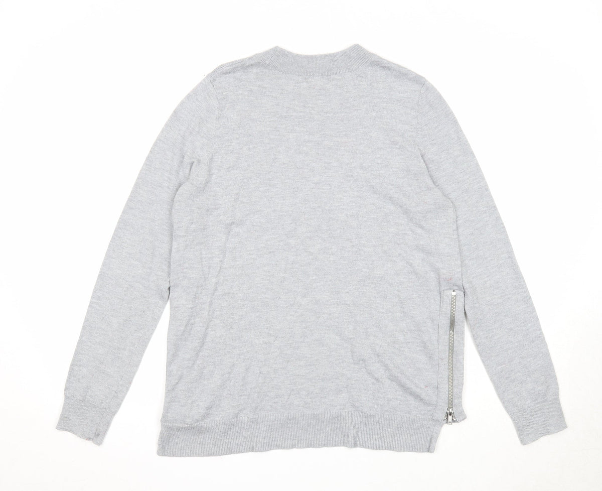 Womens UK Size M H&M Grey Pullover Jumper