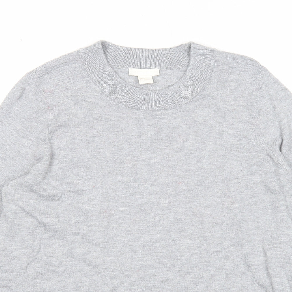 Womens UK Size M H&M Grey Pullover Jumper