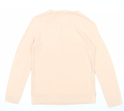Womens UK Size 8 Marks and Spencer Pink Pullover Jumper