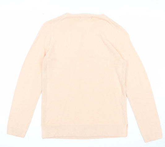 Womens UK Size 8 Marks and Spencer Pink Pullover Jumper