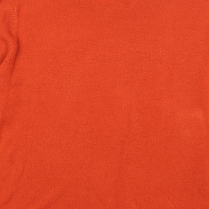 Womens UK Size M Bonmarché Orange Pullover Jumper