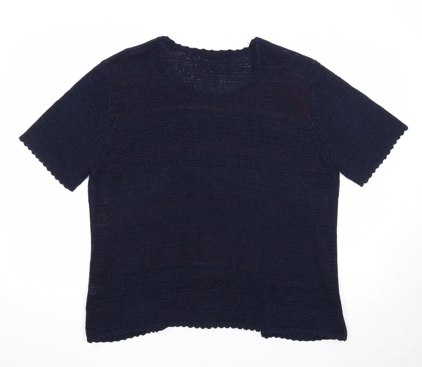 Womens UK Size XL Bonmarché Blue Cardigan Jumper