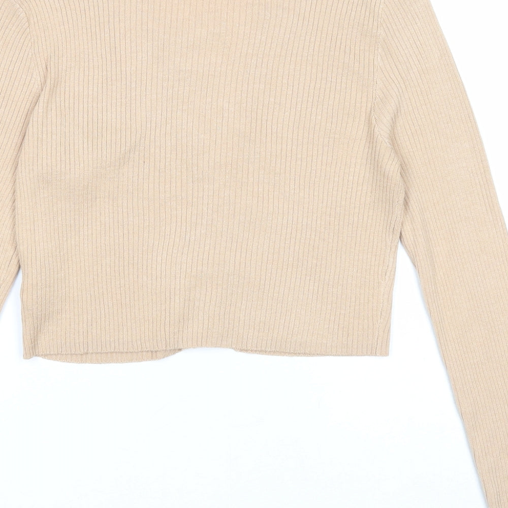 Womens UK Size M Divided by H&M Beige Cardigan Jumper