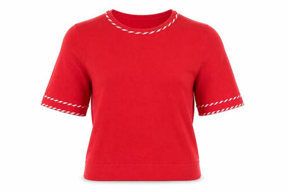 Womens UK Size M Bonmarché Red Pullover Jumper