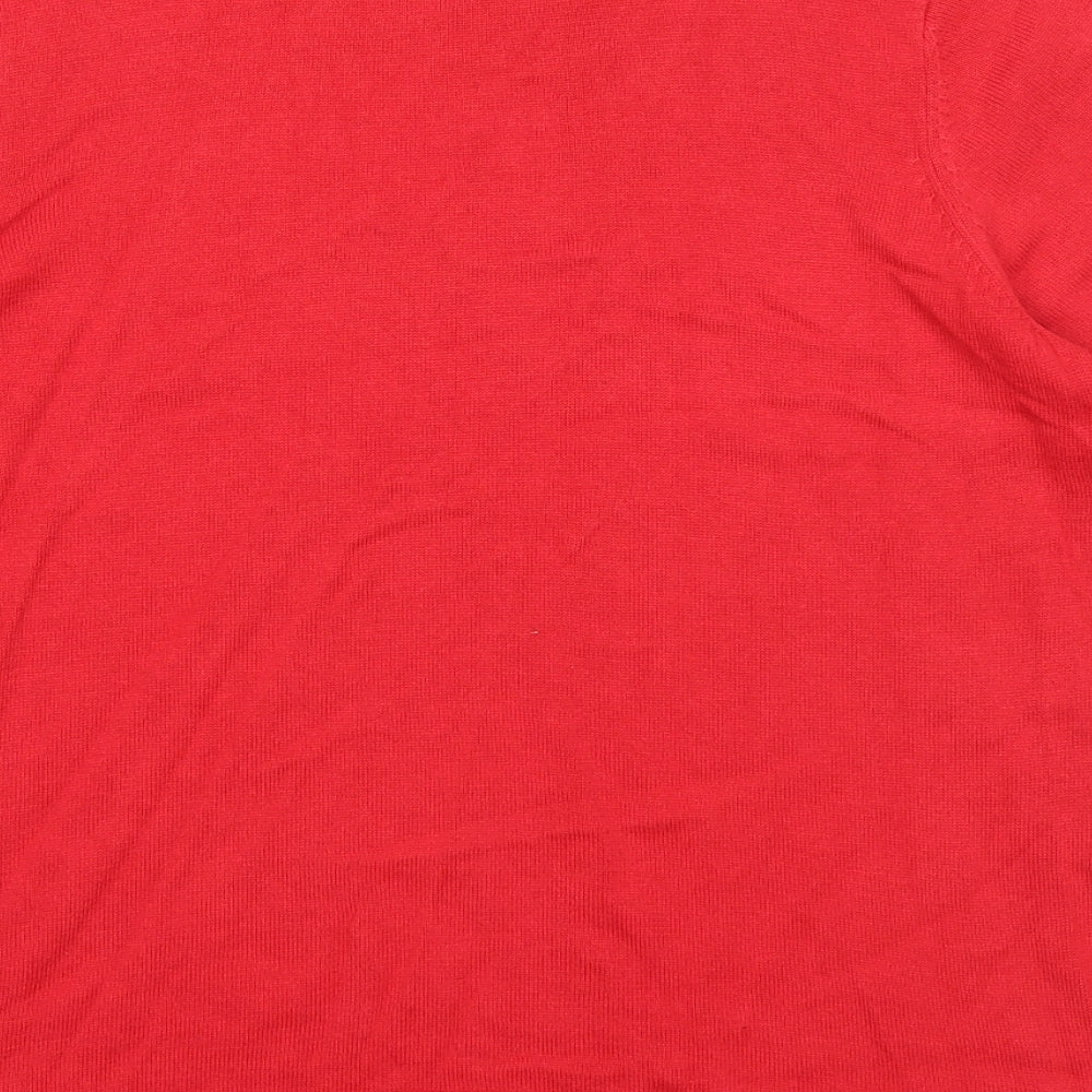 Womens UK Size M Bonmarché Red Pullover Jumper