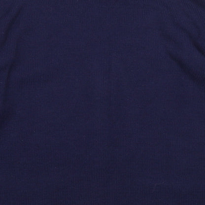 Womens UK Size M Florida Blue Cardigan Jumper