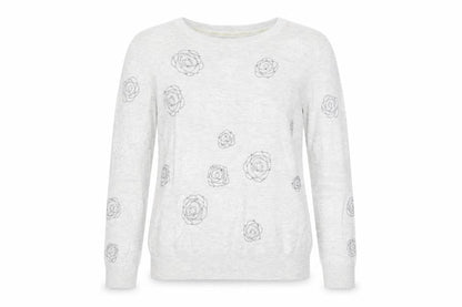 Womens UK Size 10 RJR.John Rocha Grey Pullover Jumper