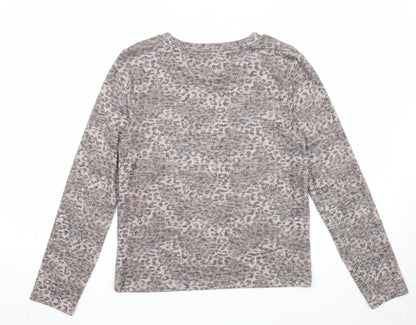 Womens UK Size 10 Marks and Spencer Brown Pullover Jumper