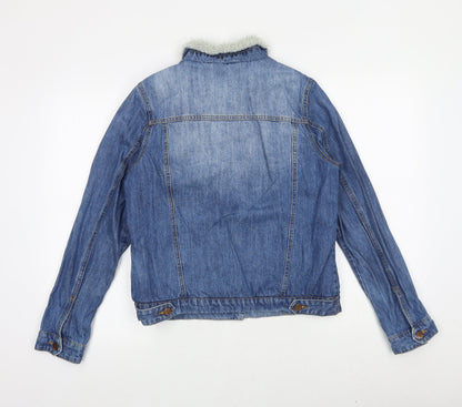 Womens UK Size 10 South Blue Jacket