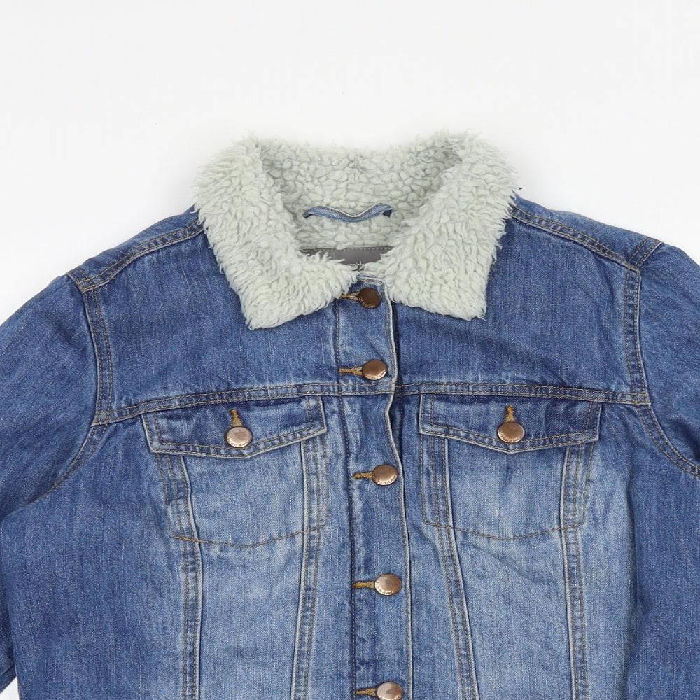 Womens UK Size 10 South Blue Jacket