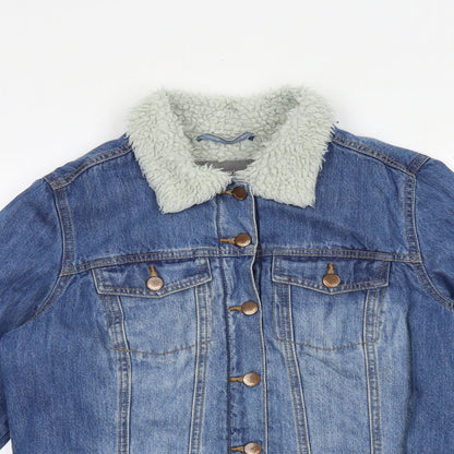 Womens UK Size 10 South Blue Jacket