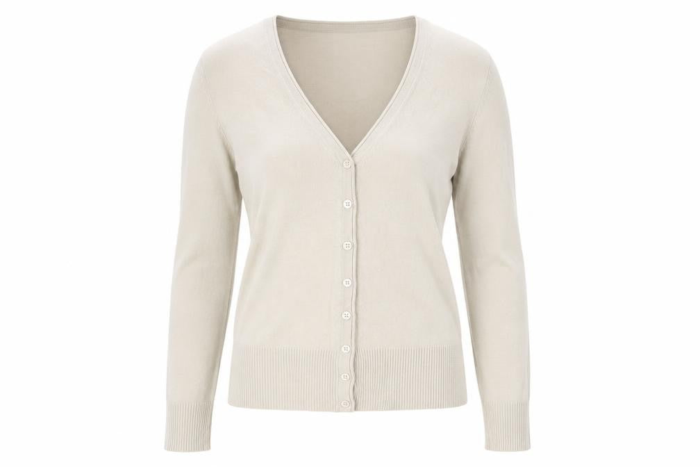 Womens UK Size 10 Glassons Beige Cardigan Jumper