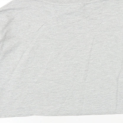 H&M Girls Grey Cotton Pullover Sweatshirt Size 14-15 Years Pullover