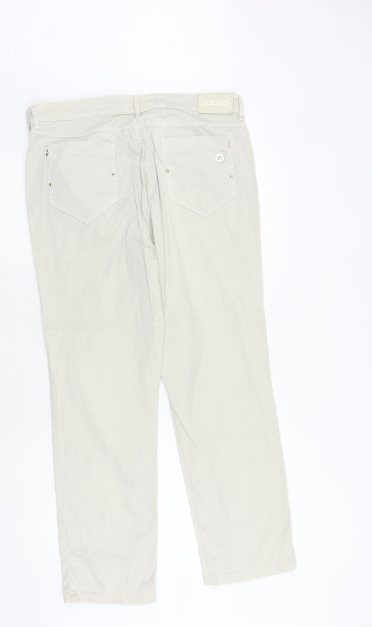 Womens UK Size 36 in ZERRES Regular Fit  Beige Trousers