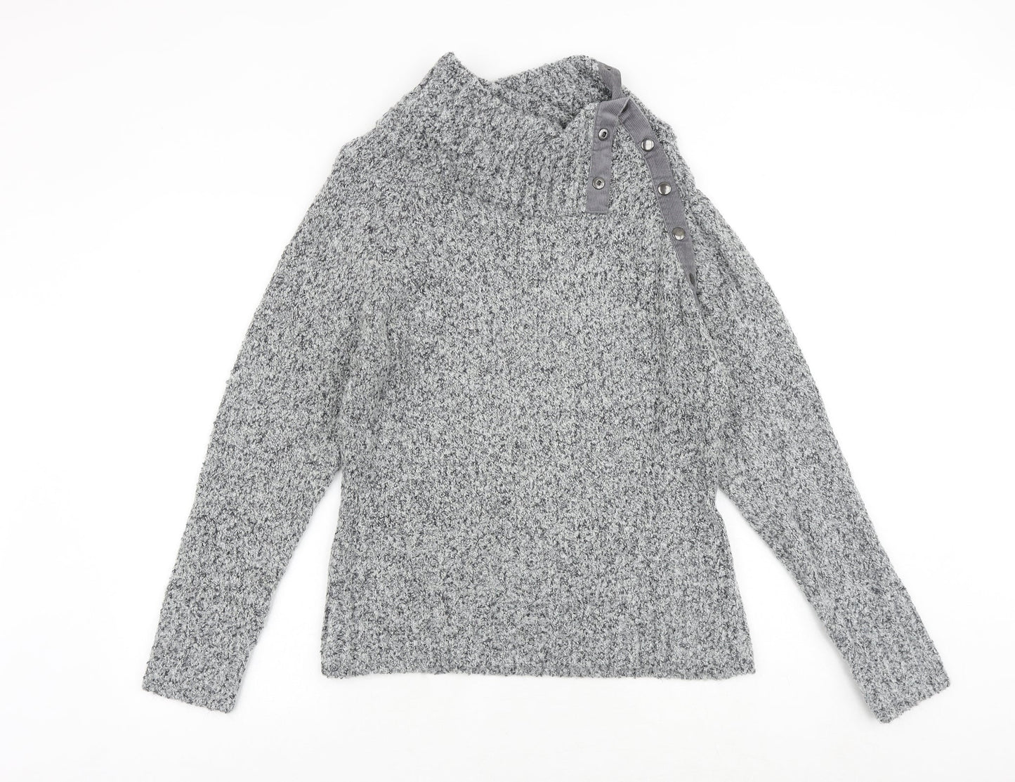 Womens UK Size L M&Co Grey Pullover Jumper