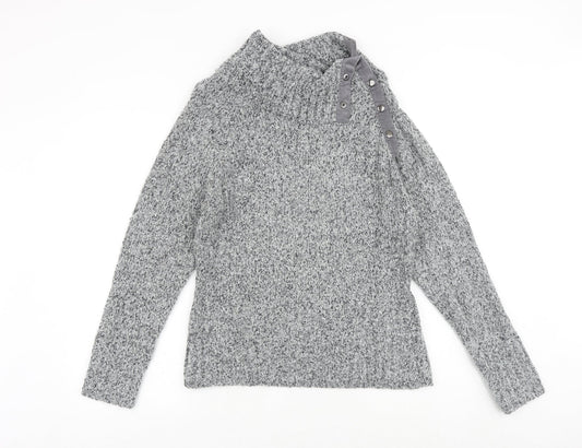 Womens UK Size L M&Co Grey Pullover Jumper