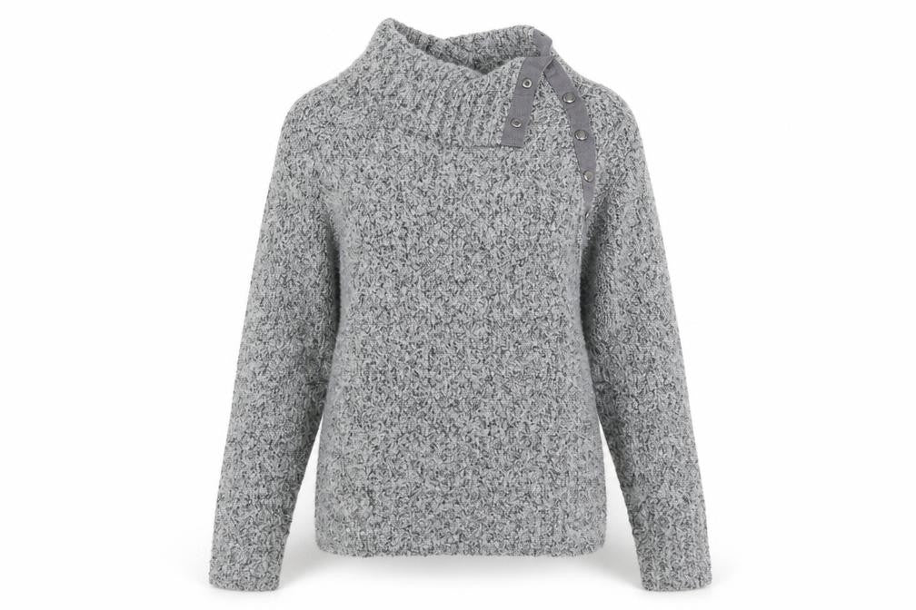 Womens UK Size L M&Co Grey Pullover Jumper